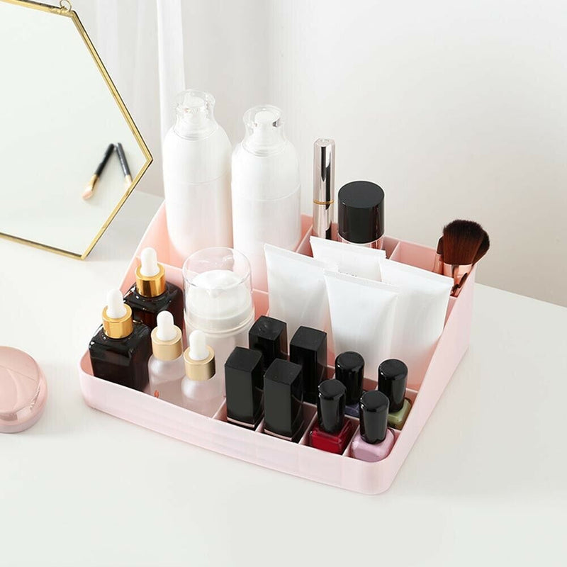 Desktop Sundries Storage Box Cosmetic Makeup Brushes Lipstick Organizer (B) A