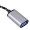 6.9inch Braided Alloy Micro USB Male to USB Female OTG Adapter Cable #gib