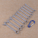 Set Metric Hardwares 10Pcs Mini Combination Wrench Spanner 4-11mm Small Engineer