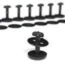 10x Floor Carpet Mat Clips Rivets Retainer Clips For BMW E46/318I/325I/X3 Black