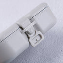 Denture false teeth storage box case with mirror and clean brush appliance 3C