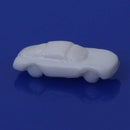 100pcs Unpainted White Car Models Train Layout 1:500