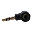 3.5mm male to female Angle Stereo Plug Adapter Converter "L" Shaped Straigh