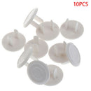 10Pcs us power socket mains plug cover baby child safety protector guard TO.ES