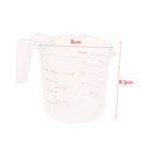 Plastic Angled Measuring Cup with Scales for Small to Large Birds Milk Feeding