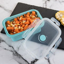 1Pcs Food Grade Silicone Lunch Box Folding Eco-Friendly Food Container Bent