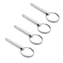 4 Pieces Stainless Steel Boat Bimini Top Deck Hinge Quick Release Ball Pin
