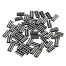 100Pcs Double Fishing Tube Barrel Sleeves Tube 2mm Bore Fishing