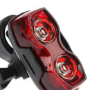 2LED Bright Bicycle Bike Safe Rear Tail Flashing Back Light Warning Lamp OZ
