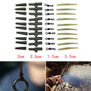 40x/10Sets Fishing Tackle carp lead clips Quick Change swivels Anti Tangle ME