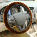 DIY Car Winter Warm Soft Plush Furry Elastic Steering Cover Protector Wheel W6L0