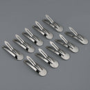 100pcs DIY Snap Hair Clips Metal Barrettes for Baby Girls Women Accessories