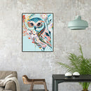 Painting By Numbers Kit DIY Hand Painted Canvas Oil Art Craft Decor (Bird)