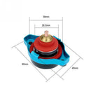 Car Radiator Cap 0.9/1.1/1.3Bar Modification Temperature Gauge With Dial Plate