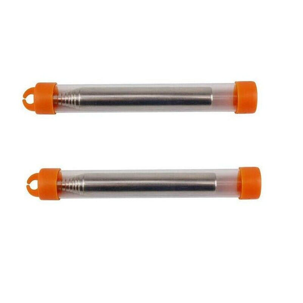 2 Pack Collapsible Stainless Steel Campfire Tool Pocket Camping Survival Bl