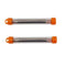 2 Pack Collapsible Stainless Steel Campfire Tool Pocket Camping Survival Bl