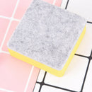 2X yellow blackboard whiteboard cleaner dry marker pen foam eraser chalk brush Z