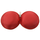 Carrying Hard Case Bag for Earphone Headphone iPod MP3 red X7F1