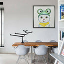 5D DIY Full Drill Diamond Painting Literary Cat Cross Stitch Embroidery Kit