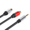 3.5mm Male to 2RCA Female Stereo AUX Audio Cable Y Adapter for Tablet PC