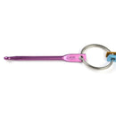 3Pcs/Set Aluminum Crochet Hooks On Keychain/Keyring Knitting Needles Craft DIY^^