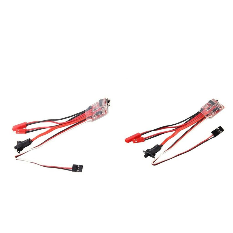 2 Piece Brush Motor Speed Controller ESC for RC Crawler Car Accessories