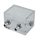 Water Tank for PC Water Cooling System with 2pcs Tube Connecters 1pc Block