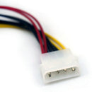 2x 4Pin ATX Molex 1 Male to 2 Female Extension IDE Power Supply Splitter Cabl sp