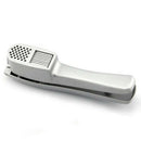 1X(Garlic Press & Slicer 2 In 1 Aluminium Garlic & Ginger Mincer And Slicer