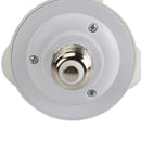 3 E27 Light Bulb Socket to AC Wall Outlet Plug Adapter On/Off Switch White