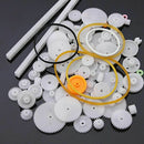 75pcs Type PC Crown Gear Single Double Reduction Worm Wheel Up Small Parts