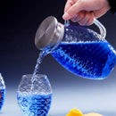 2000Ml Thick Heat-Resistant Hammer Glass Cool White Open Kettle Large Capac