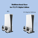 2 in 1 Game Console Vertical Stand for Sony PS5 Dual Controller Charger