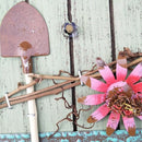 Set Of 2 Pastoral Style Courtyard Gardening Bird Nest Wooden Bird House Dec