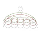 Shawl Scarf Hanger Belt Tie 5 Ring Rack Organizer Holder Hook Display Hanger lj