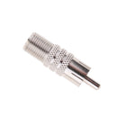 10 Pieces Coaxial TV Cable F-Type Female To RCA Male Plug