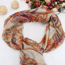 Bohemian Retro Flowers Totem Lady Pashmina Scarf Shawl Neck Wrap Gift