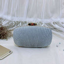 Fashion Women Ruched Clutch Evening Bag Ladies Party Wedding Bride Wallet D