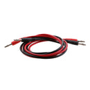 2pcs Banana to Banana Plug Test Lead Set, 4mm Stackable Banana Plug Wire