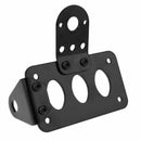 Universal Motorcycle Side Mounted Tail Light Frame License Plate Bracket Re