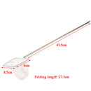 2 Section Telescopic Stainless Steel Folding Fish Landing Net Extending Pole
