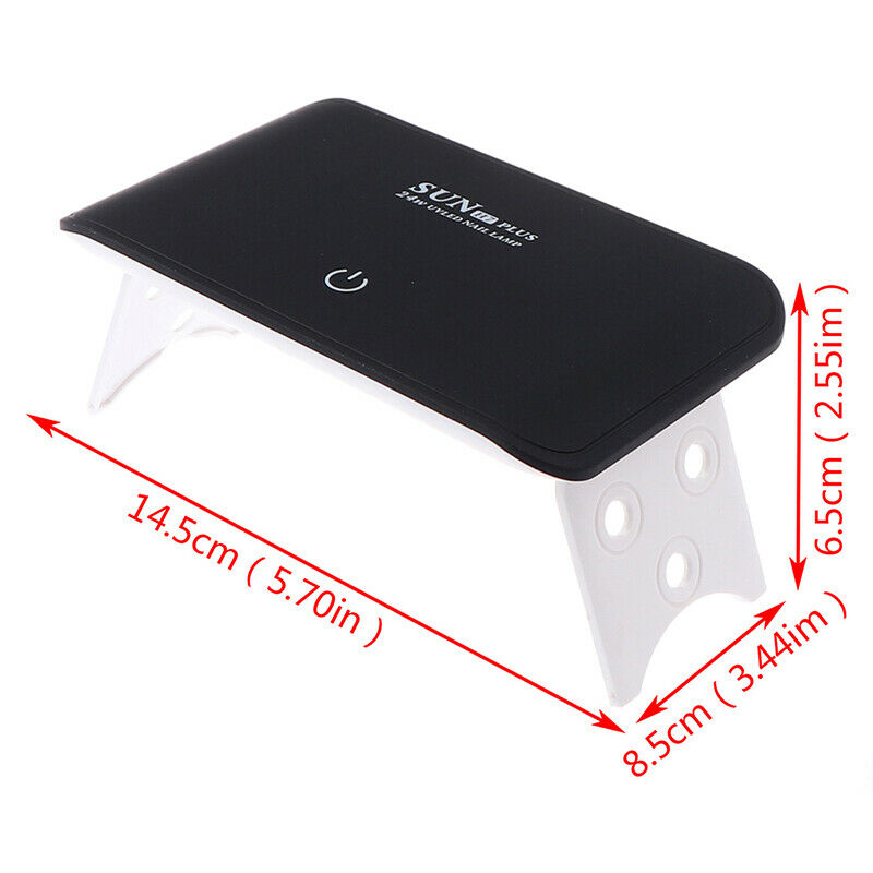 24W Nail Dryer LED UV Lamp Micro USB Gel Varnish Curing Machine For Home UsSEAU