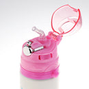 Kids Drinking Insulation Baby Straw Cup Kids School Bottle Pink