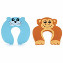 C-Shaped Foam Door Guard Anti-Slam Animals 4 Pack L5I9