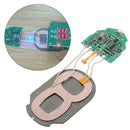 Fast Charging Wireless 10W Charger PCBA Circuit Board With Dual 2 Coils Gre C2H9