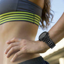 Stainless Steel Watch Strap Bracelet Wristband for Suunto Core (Black)