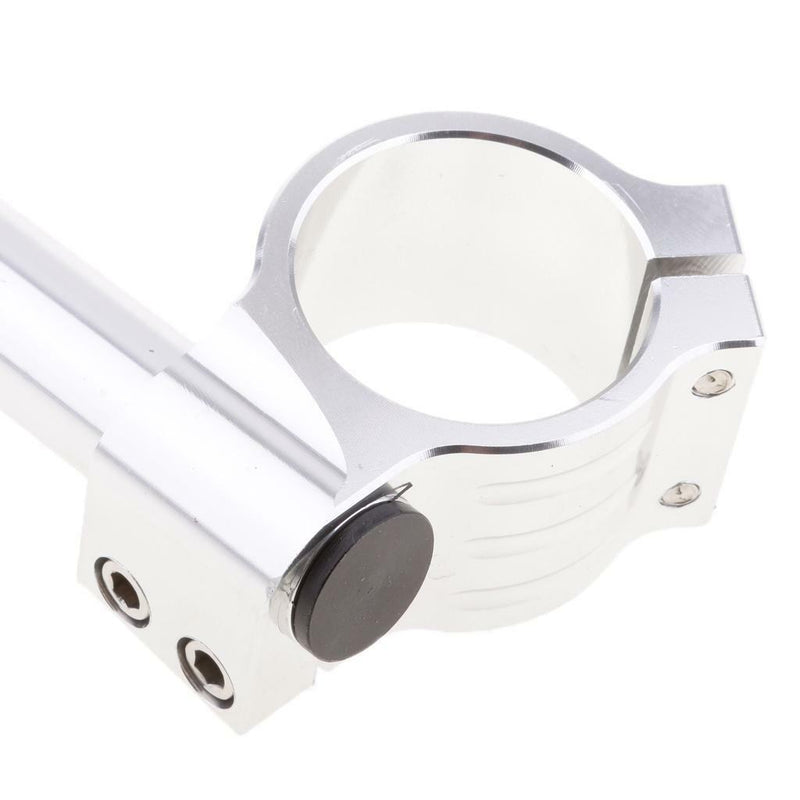 45mm CNC Aluminium Alloy Motorcycle Clip-On Handle Bar Handlebars - Chrome