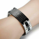 Creative Cross Stainless Steel Bracelet Men's Black Fashion Bracelet F8A2