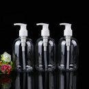 10Pcs Liquid Soap Lotion Dispenser Refillable Empty Bottles Plastic Jars 300ml