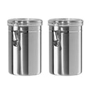 Airtight Canisters Sets for the Kitchen Stainless Steel - Beautiful for Kit Q6P7